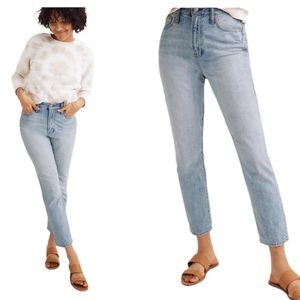 Madewell The Curvy Perfect Vintage Jeans in Fitzgerald Wash Size 36 NEW